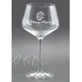 23 Oz. Rona Burgundy Stemware - Etched